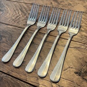 Hartford Stainless Salad Forks (5) by WALLACE